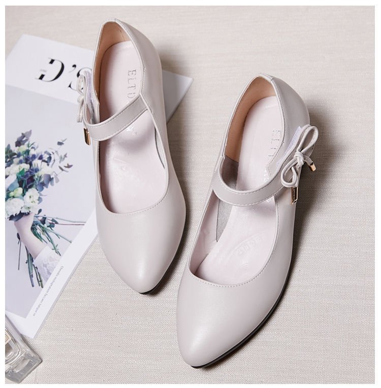 夏季新款女式软皮单鞋时尚扣带不跟不磨脚高跟职业女鞋详情15