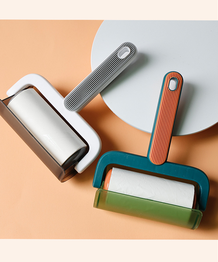 粘毛刷粘毛器滚筒宠物粘毛器粘毛纸卷批发滚筒粘毛器便携式粘毛器详情13