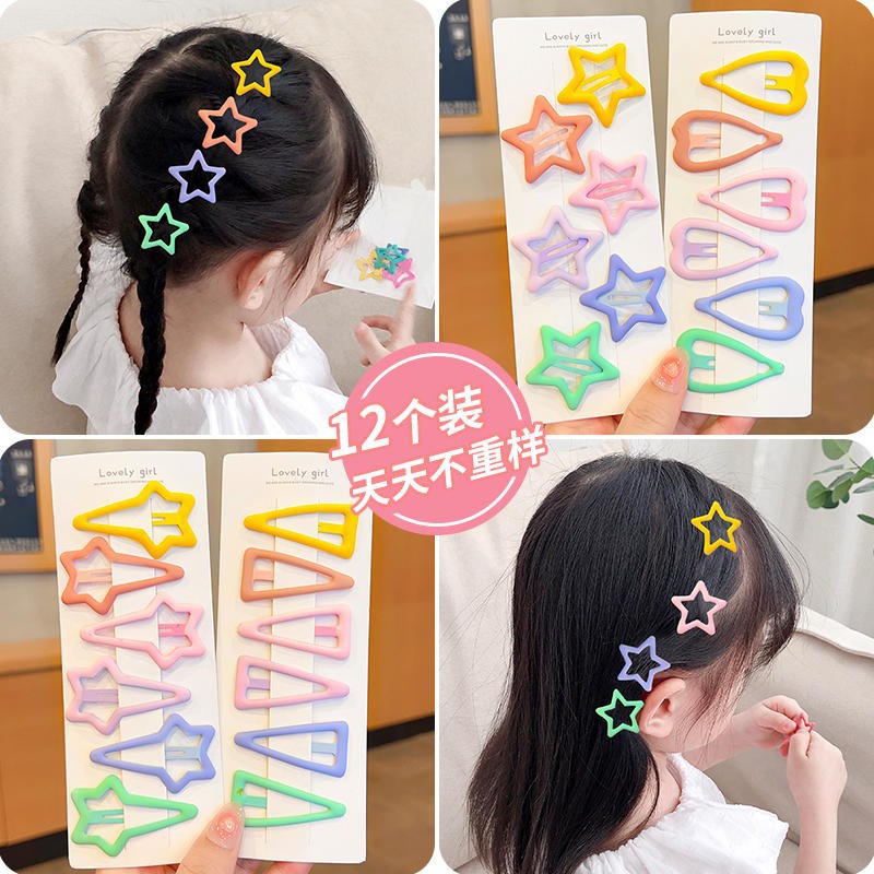 夏季刘海贴无痕粘发贴碎发贴儿童女童小女孩可爱发饰头饰魔术贴详情6