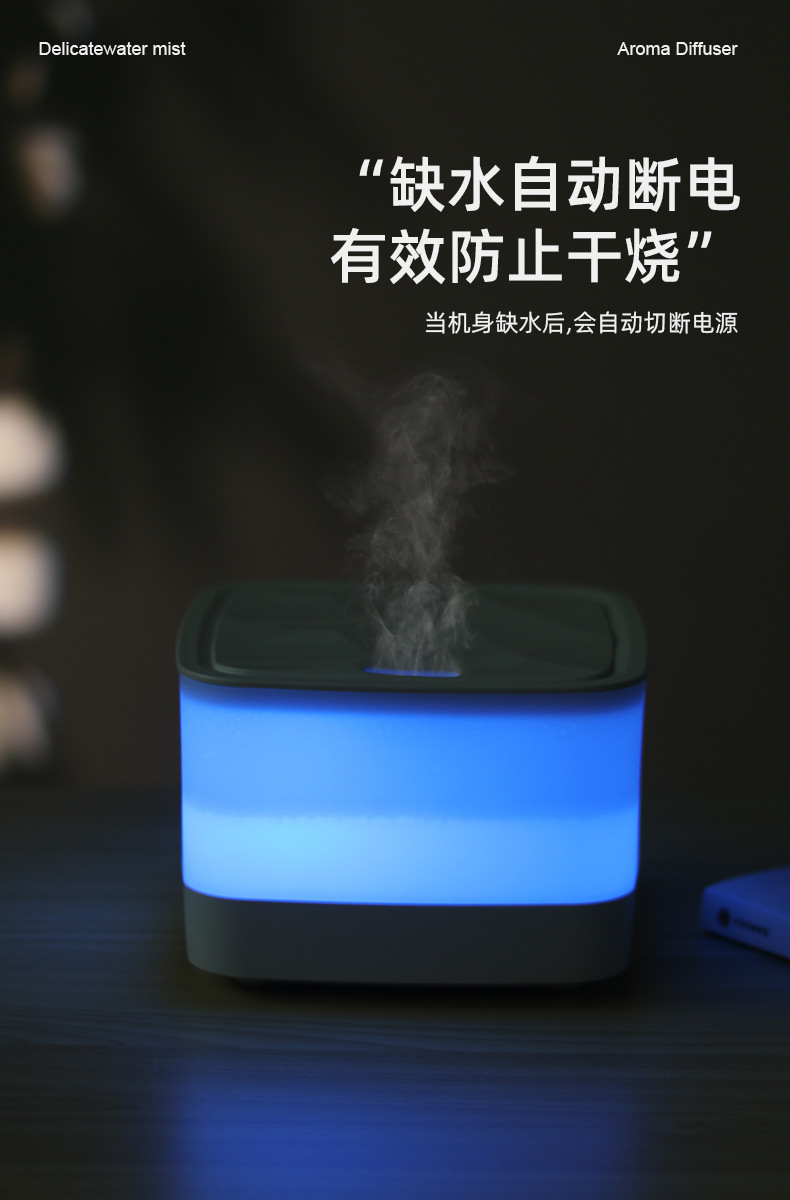 新款跨境无印良品超声波香薰机 家用桌面静音大雾量精油扩香机 加湿器功能一体 其他分类新品上市详情12