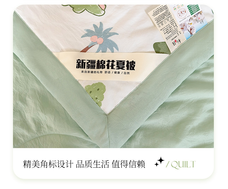 2024新款A类爆款直播棉花夏被空调被学生宿舍单双人可机洗夏凉被详情17