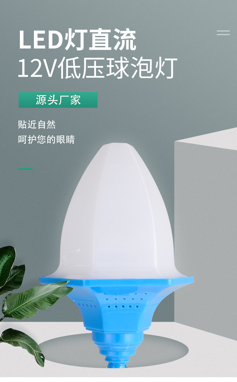 地摊摆摊夜市灯 户外露营旅行装饰携式照明灯  LED球泡灯详情1