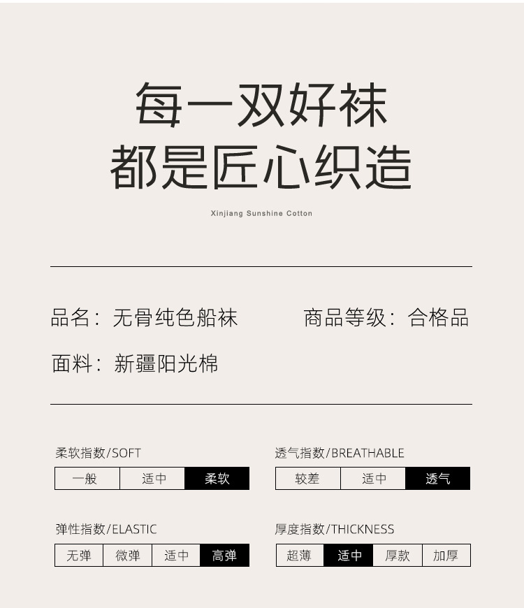 袜子春夏吸汗女士纯棉船袜薄款浅口纯色网眼透气短筒袜抗起球袜子详情23