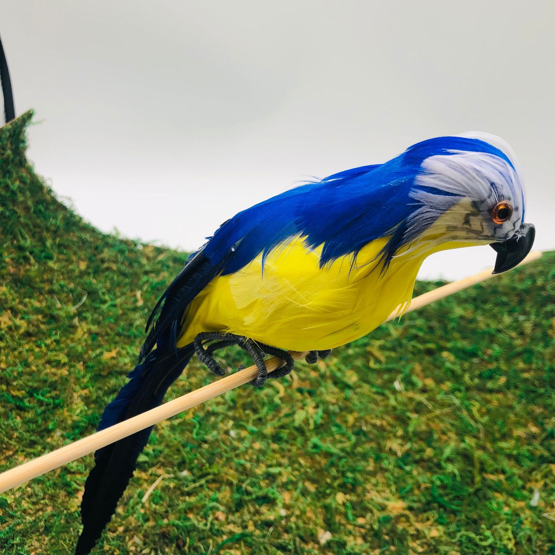 源头工厂供应仿真鹦鹉金刚鹦鹉仿真小鸟鸟蛋羽毛鹦鹉田园装饰鹦鹉详情2