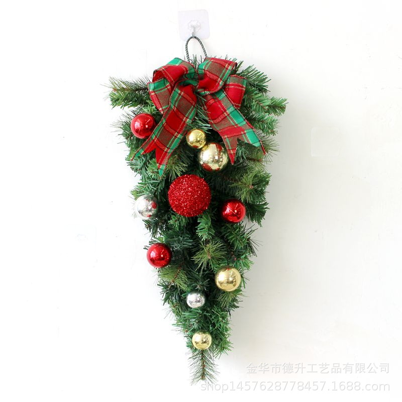 Desheng Cross-border E-commerce Factory supplies Christmas scene decorative hanging ornaments, garlands, PVC pine needles and decorative rattan strips pic 17