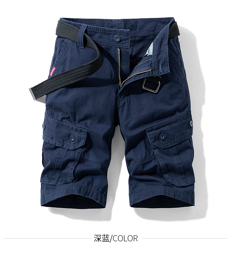 夏季短裤男装批发日系工装短裤男式休闲五分裤潮牌直筒多袋短裤男详情14