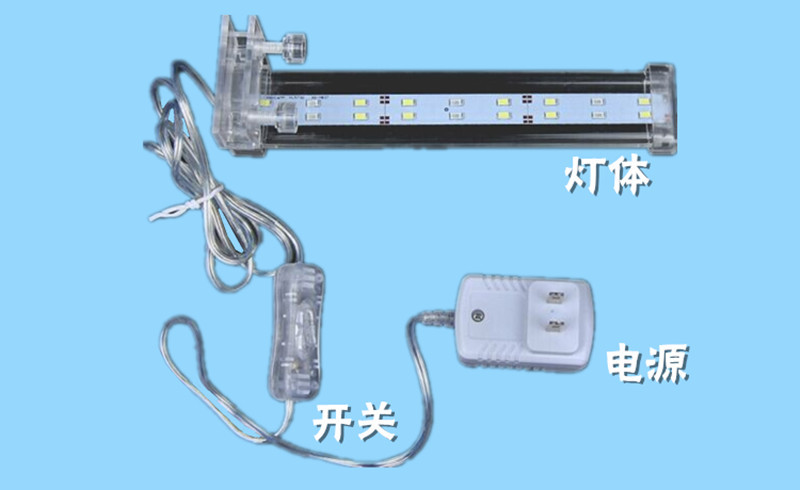 Aquarium fish tank lighting fixtures, crystal fish tank clamps, aquarium LED lights, various sizes of small clamps pic 18