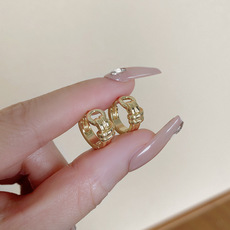 S925银针不对称珍珠花朵耳环女轻奢高级感流苏长款耳钉耳饰品批发详情4