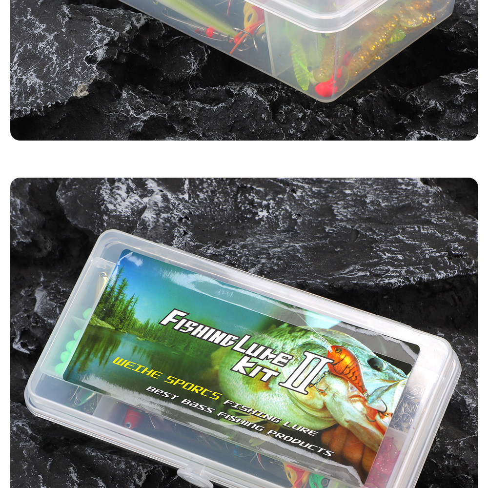 渔安 215件路亚饵套装 渔具配件套装跨境电商鱼饵硬饵软饵套装详情16