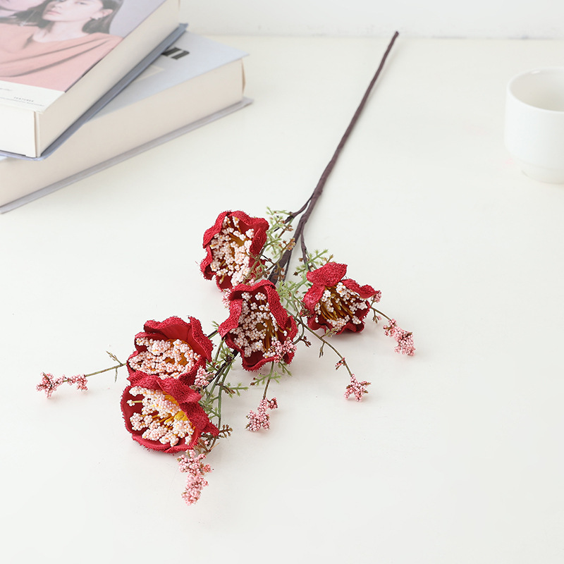 Artificial flower, foam, pink butterfly flower, hotel and home decoration display flower, artificial flower, artificial rhododendron manufacturer wholesale pic 19