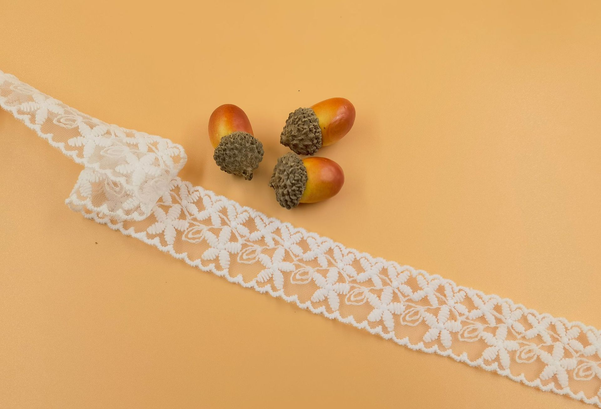 2.5cm new best-selling clothing lace accessories from the US network, double-sided lace lace accessories, mesh embroidery lace pic 7