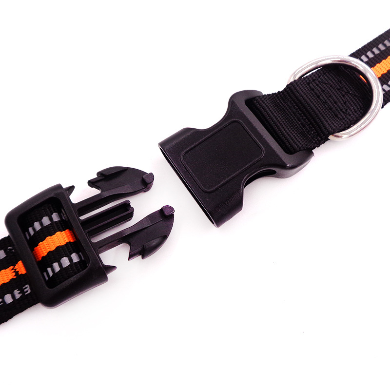 Wholesale of reflective dog neck rings, cat and dog collars, nylon reflective collars, pet collars, dog neck covers with optional bells pic 7