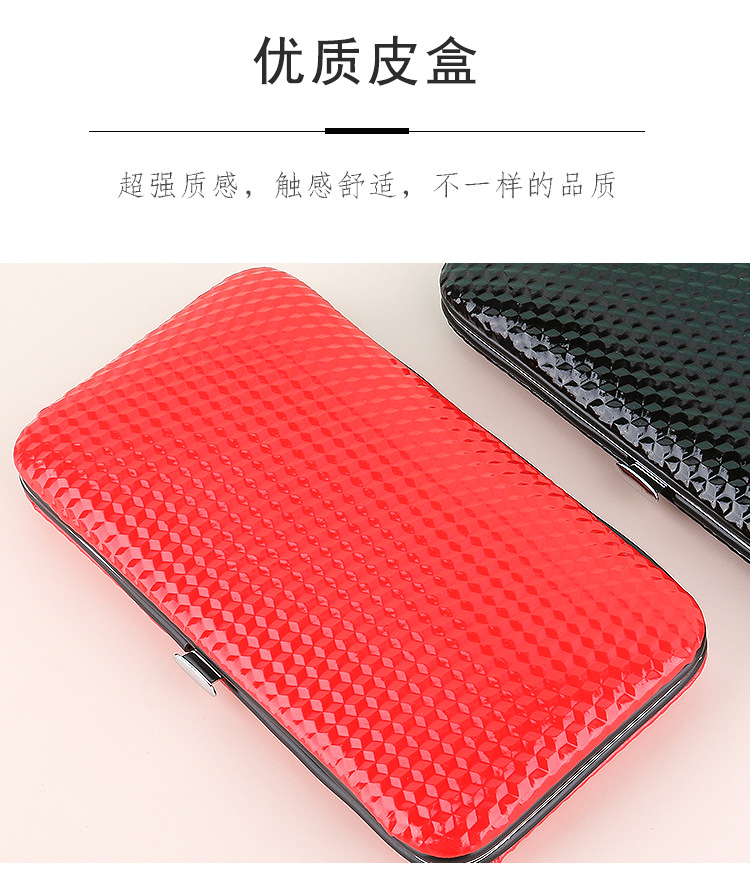 Large 16-piece beauty set, fashionable and portable nail clipper set, multi-functional nail trimming, nail knife and nail clipper set pic 8