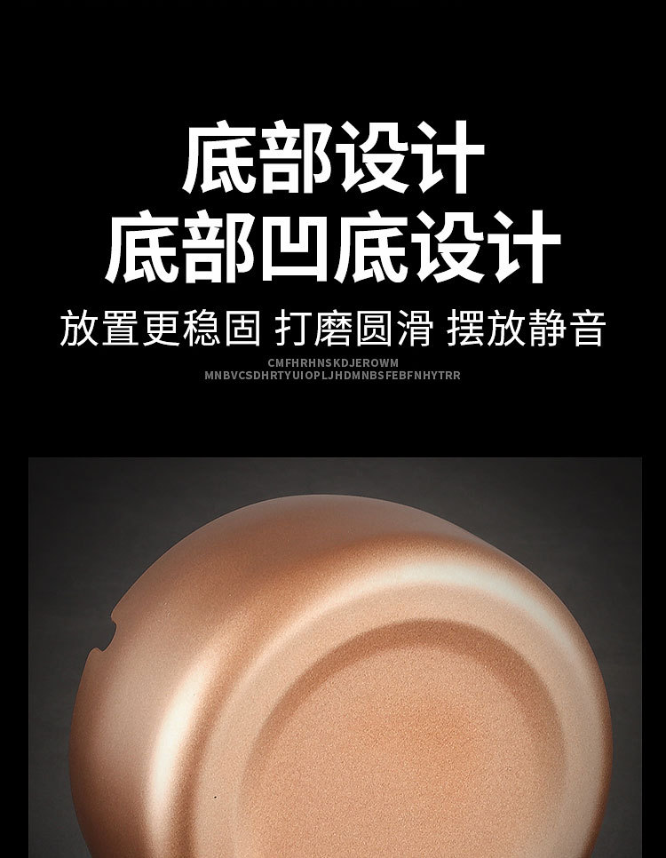 酒店家用不锈钢烟灰缸网吧家居客厅金属防风大号防摔个性烟缸创意详情19