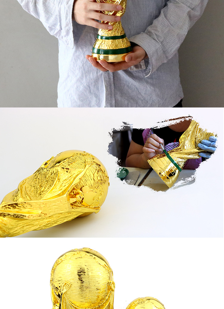2022 World Cup Trophy Resin craft gifts, awarding ornaments, fan supplies, Hercules Trophy factory direct supply pic 13