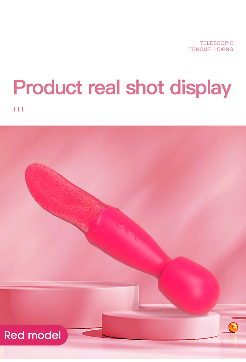 成人情趣性用品双头AV棒舌舔震动按摩器女用自慰器具详情15