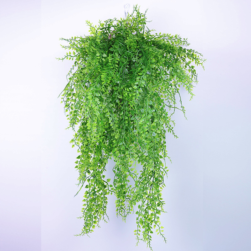 Artificial plants: Million heart vine, wall-hung green ivy, weeping willow, plant wall accessories, vines, artificial flowers, ceiling decoration, plastic leaves pic 6