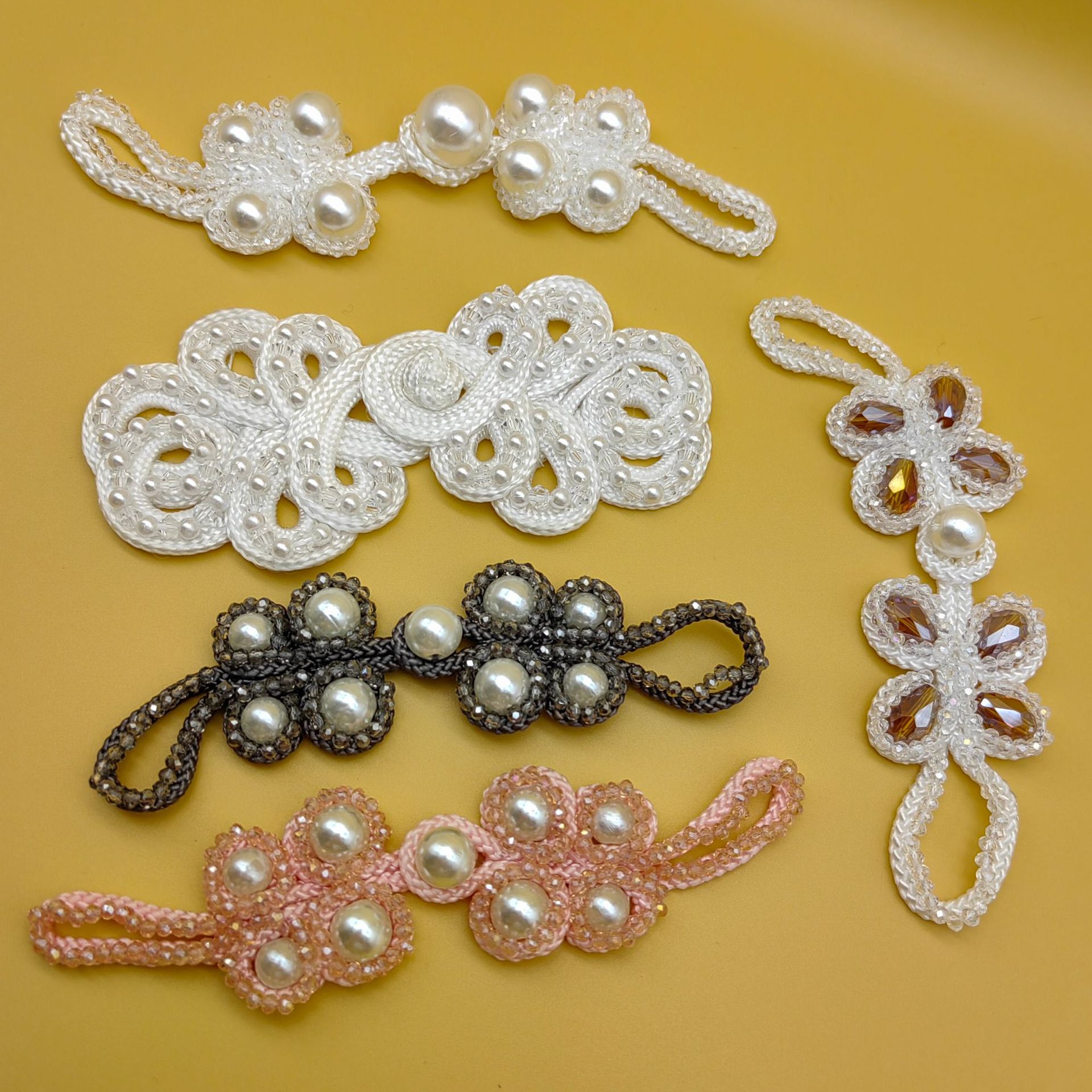 国潮厂家批发旗袍扣盘扣国风服装辅料配件鞋花包子包包装饰民族风配饰详情10