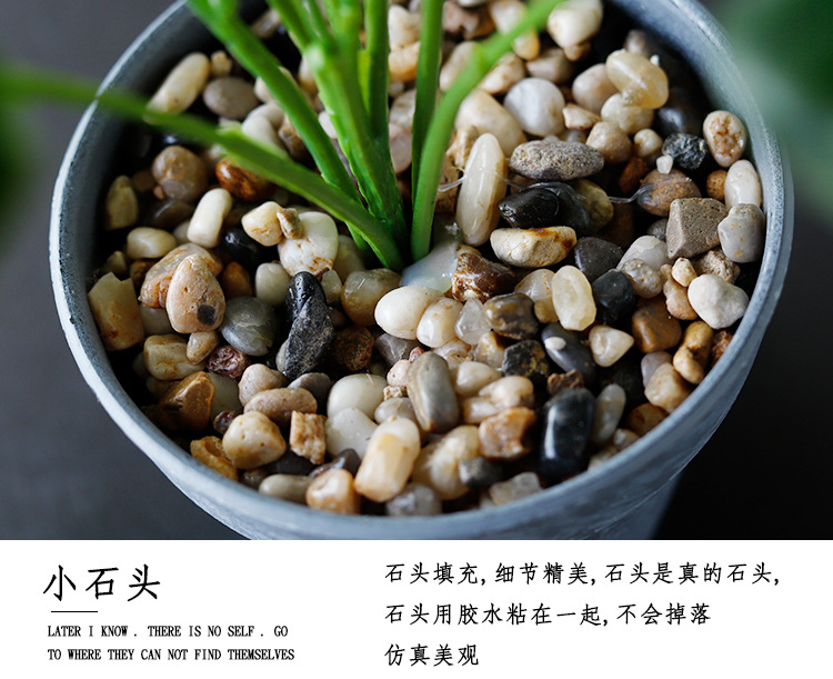 Nordic artificial bonsai, potted plants, artificial flowers, home decorations, living room indoor table ornaments and decorations pic 13