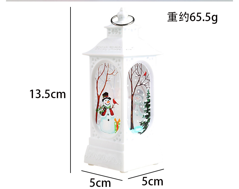 Cross-border new Christmas decorations: wind lamps, candlestick lamps, old man snowman Christmas decorations, night lights, table ornaments pic 14