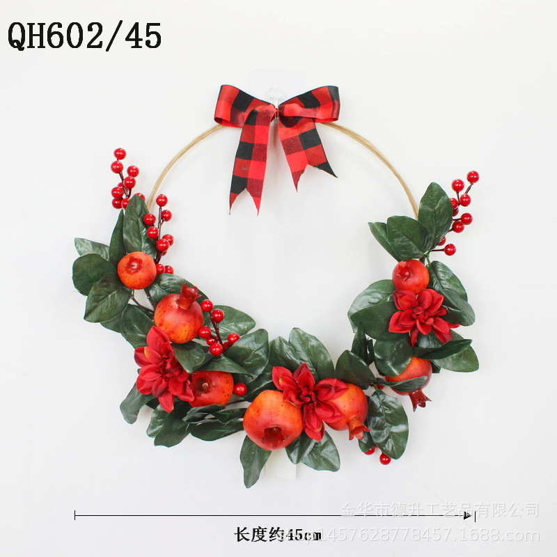 Simulated pomegranate pendants for indoor Spring Festival and New Year decoration in the living room. New office decoration for welcoming the spring pic 1