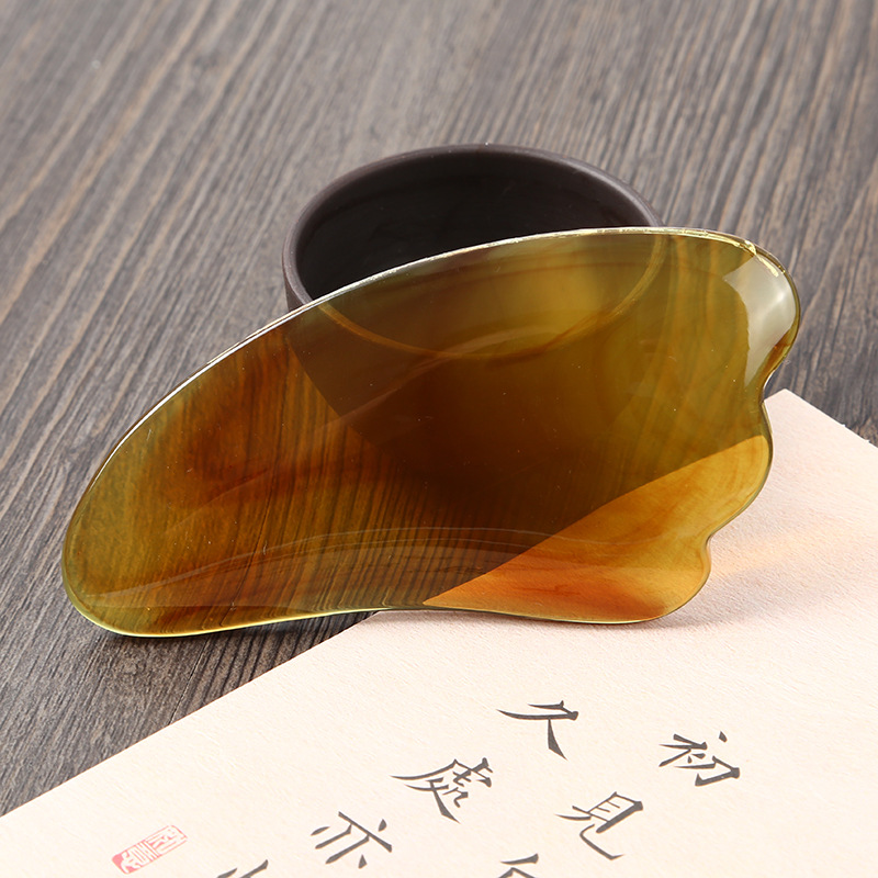 刮痧七件套树脂刮痧按摩板美容工具面部脸部拨筋棒点穴棒按摩梳详情17