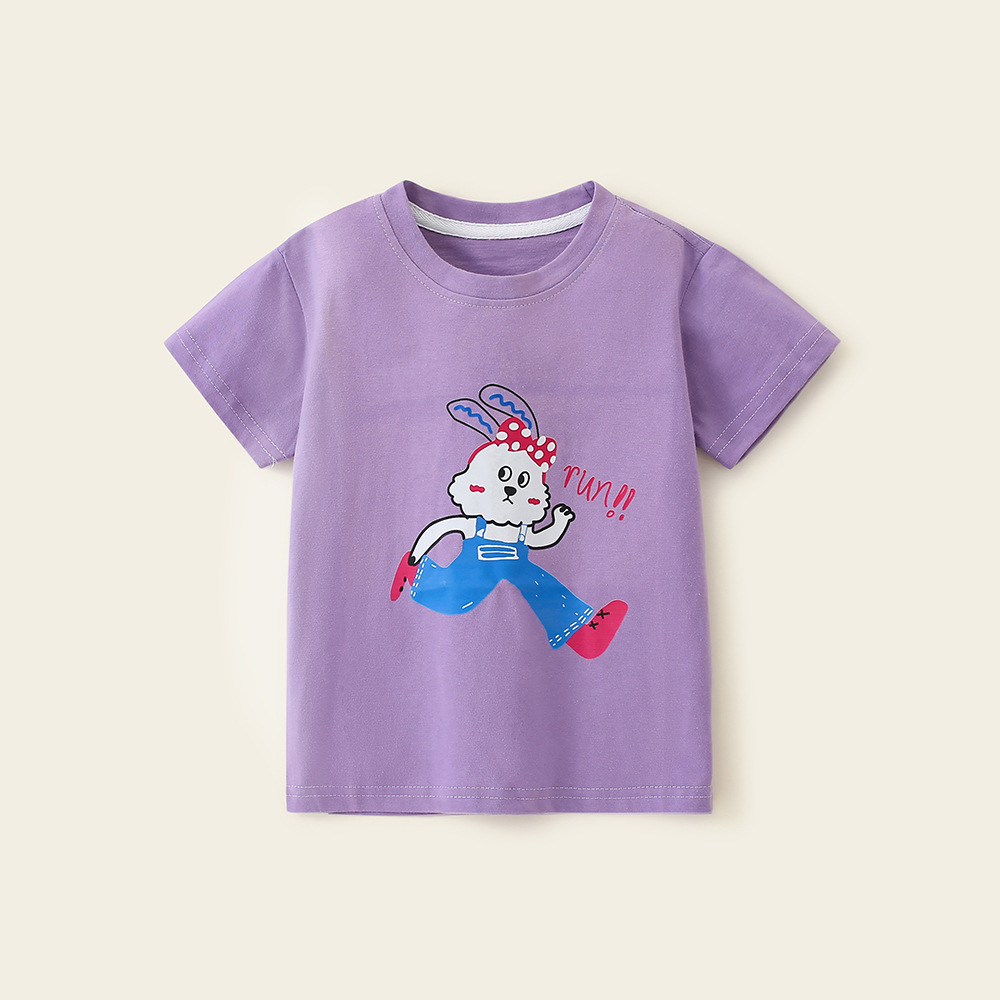 夏装2024新款儿童短袖T恤男女童夏季童装中小童韩版纯棉半袖t时髦详情27