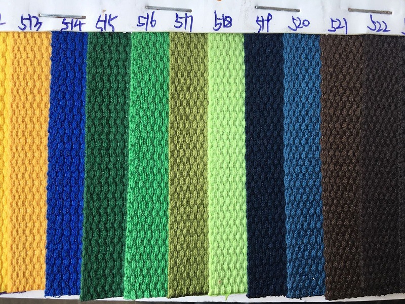 White Elephant manufacturer canvas bag cotton strap, black and colorful yoga strap, backpack hand strap, eco-friendly polyester-cotton woven strap pic 2