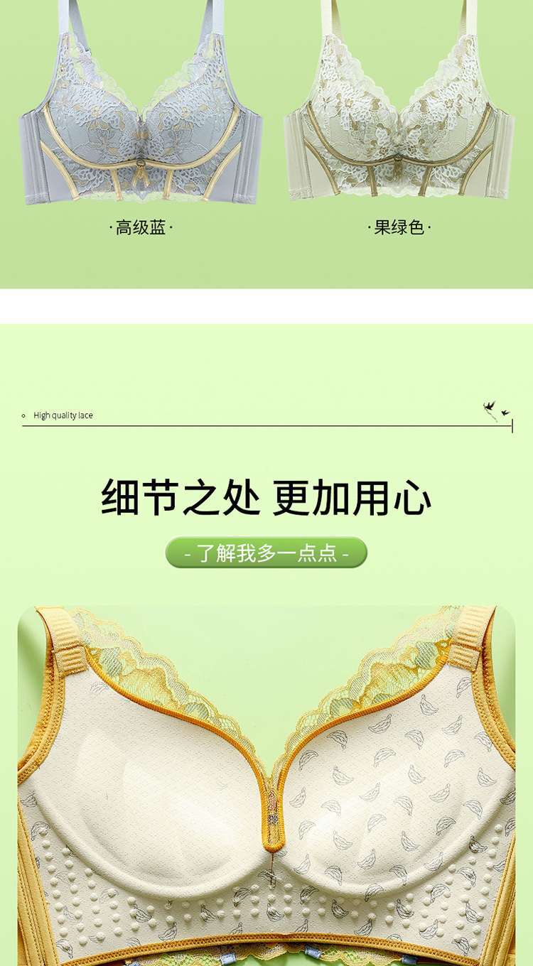 院线调整型内衣女小胸聚拢收副乳防下垂高侧边文胸无钢圈聚拢文胸详情22