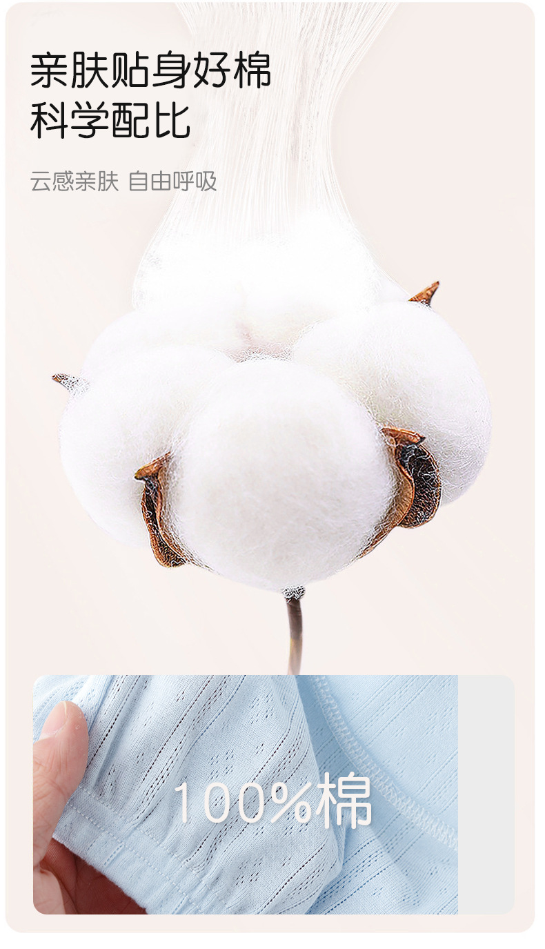 宝宝训练裤a类棉夏季透气可洗纱布儿童内裤女童戒尿裤婴儿尿布裤详情5