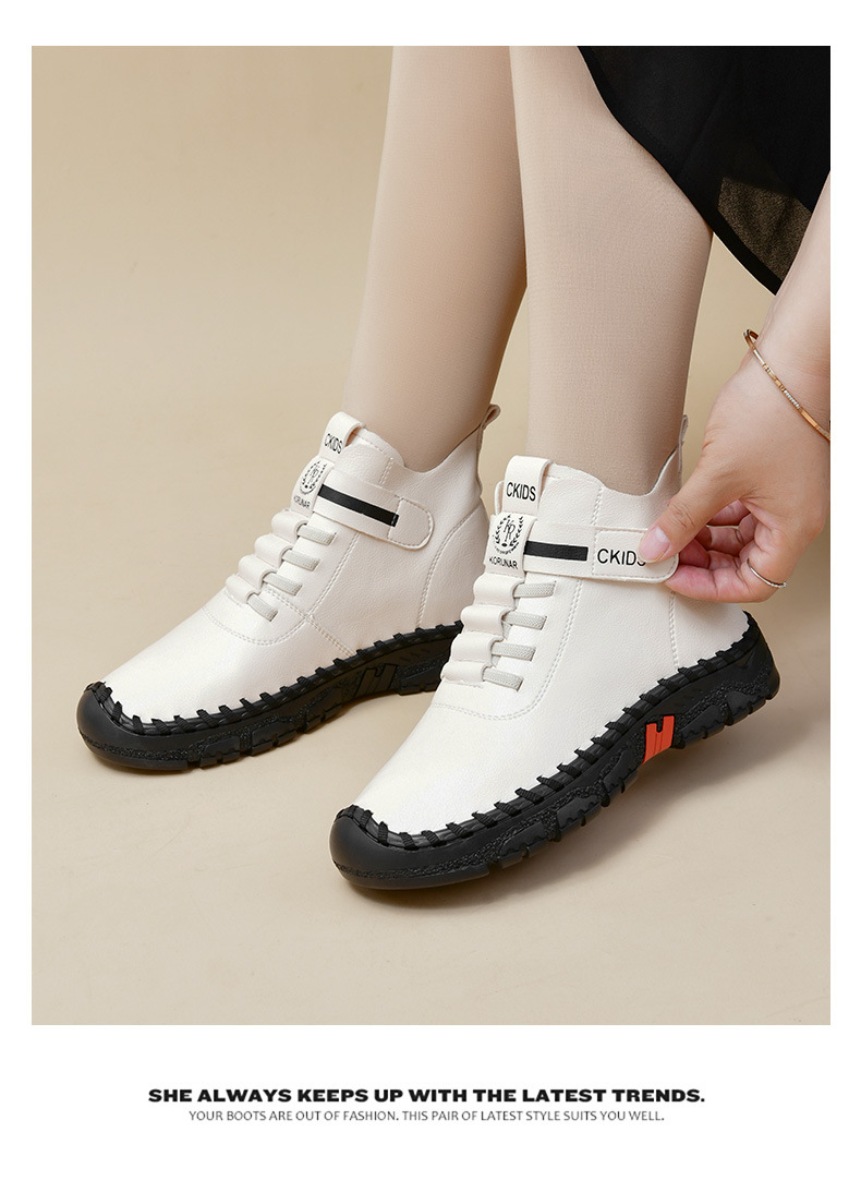 女士马丁靴跨境高帮大码女鞋秋冬短靴棉鞋详情19