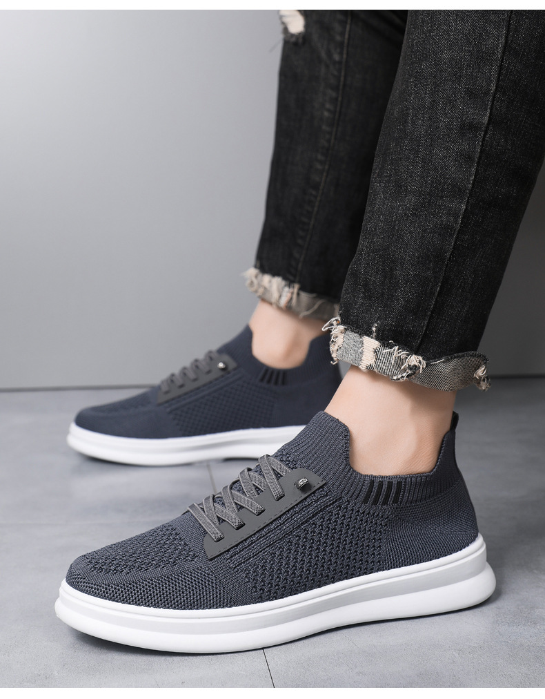 男鞋夏季透气飞织网面鞋跨境批发软底一脚蹬薄款休闲鞋男士鞋子详情13