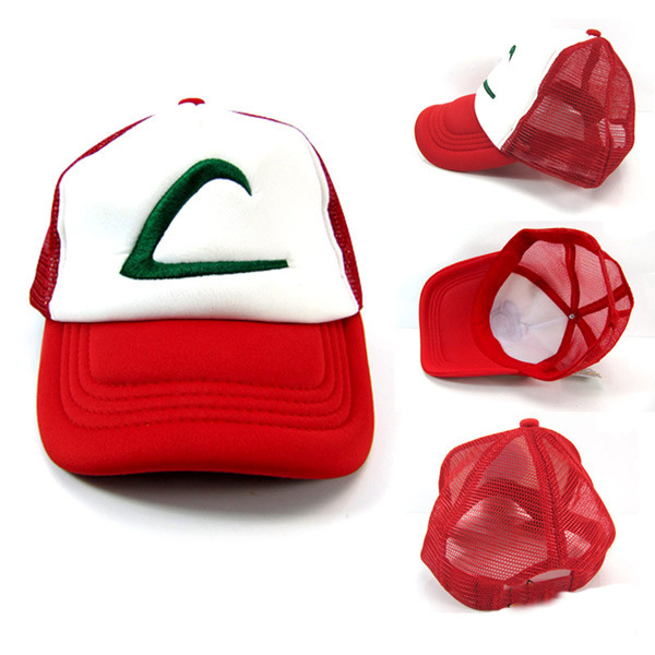Pet baseball cap, embroidered C hat, Little elf Ash, baseball cap, pocket monster, anime net cap, sun hat pic 13