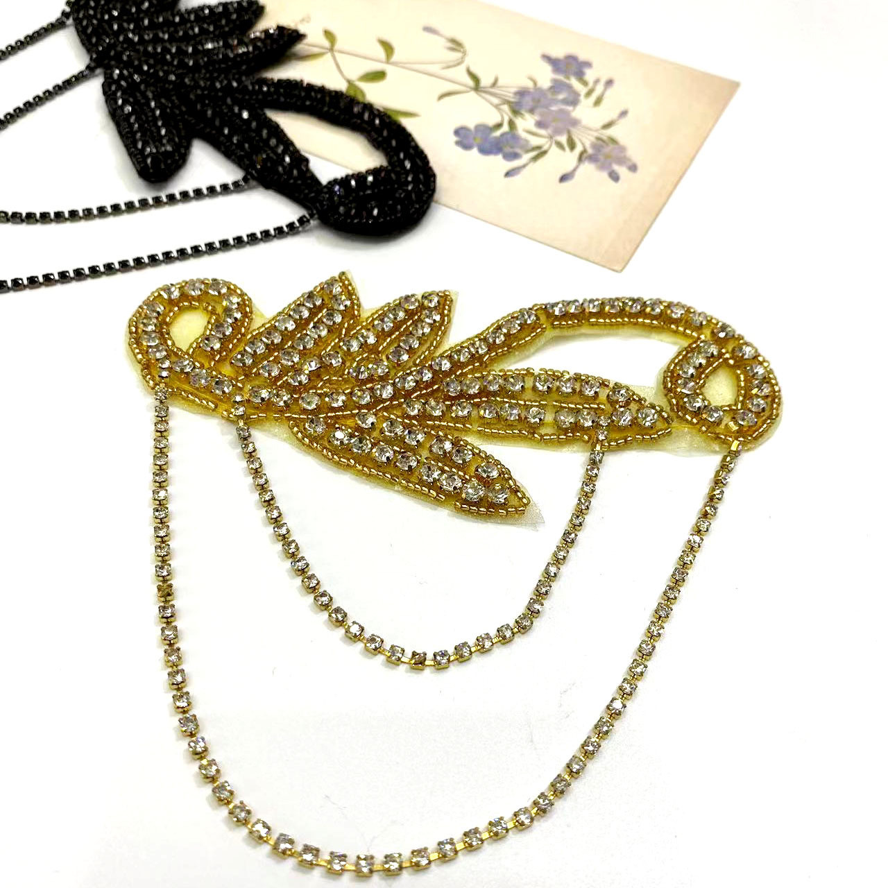 欧美跨境亚马逊热销款复古发带配件1920羽毛流苏发饰配件厂家直批详情5