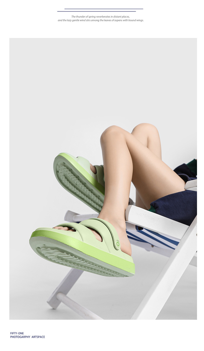 厚底凉鞋女4.0踩屎感露趾透气沙滩鞋夏季户外防滑增高凉拖花园鞋详情16