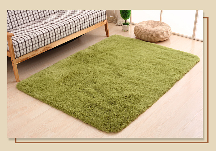 简约现代长毛客厅地毯 丝毛地毯4.5cm卧室床边榻榻米地毯详情18