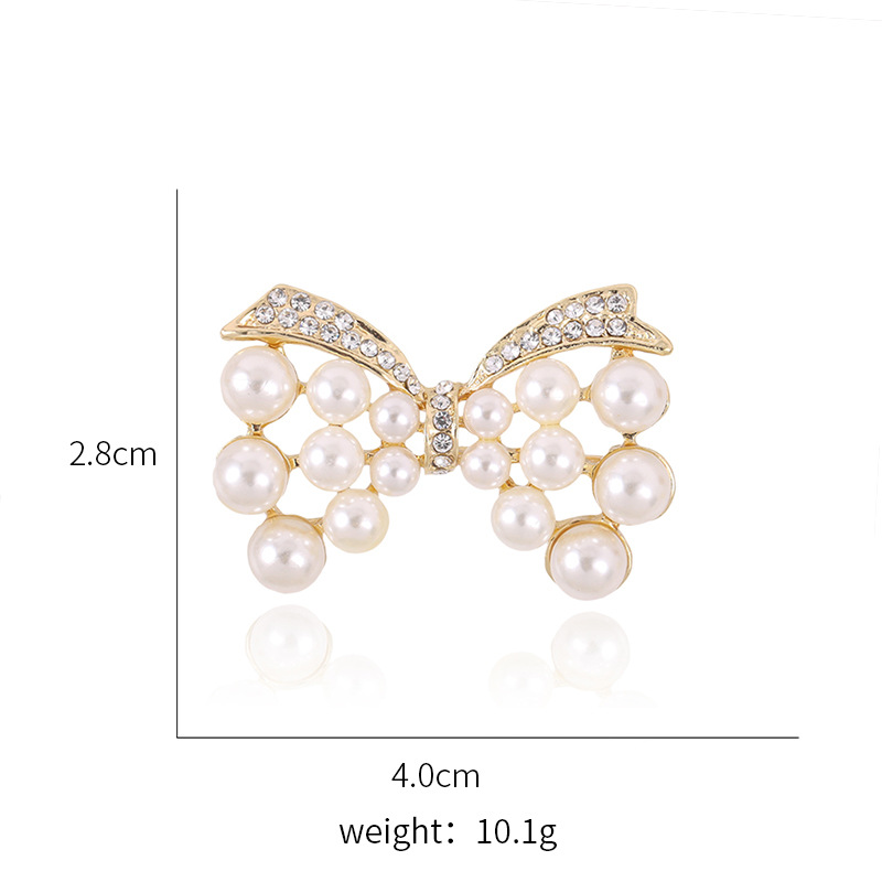 胸针 新款韩版时尚胸花 蝴蝶结别针 防走光领针女 服饰配饰品批发详情22