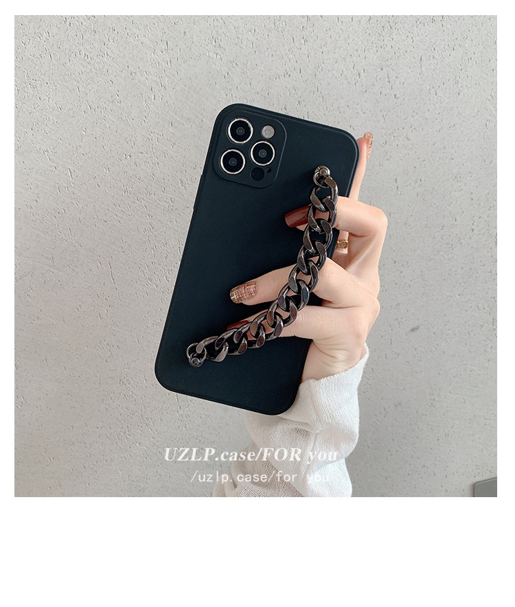 iphone14promax手机壳苹果13/12全包xs/xr软直边7p枪色手链适15详情5