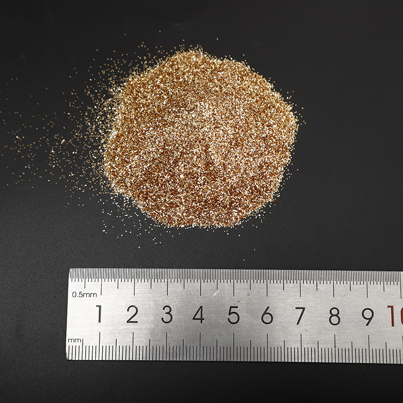 Golden Onion Powder Glitter 1kg bag 1/128-1/96 Cross-border Amazon DIY sand painting manicure Flowing linen Christmas sequins pic 1