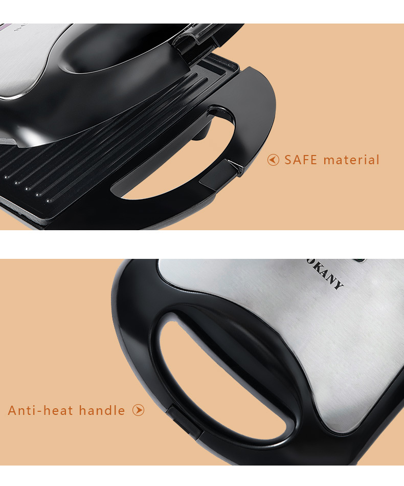 SOKANY105 Home Luxury Sandwich Maker, breakfast maker, toaster, Toast Breakfast Maker, three-legged Panini pic 9
