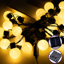 跨境优品太阳能气泡球灯串户外防水节日装饰彩灯庭院灯氛围灯详情15