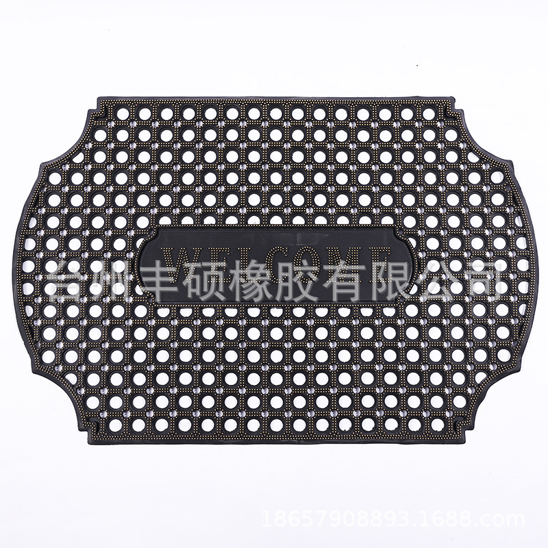 Factory direct sales of entrance door floor MATS, door rubbing pads for Tujia, rubber door rubbing pads for the outside, outdoor MATS and door MATS for the entrance pic 2