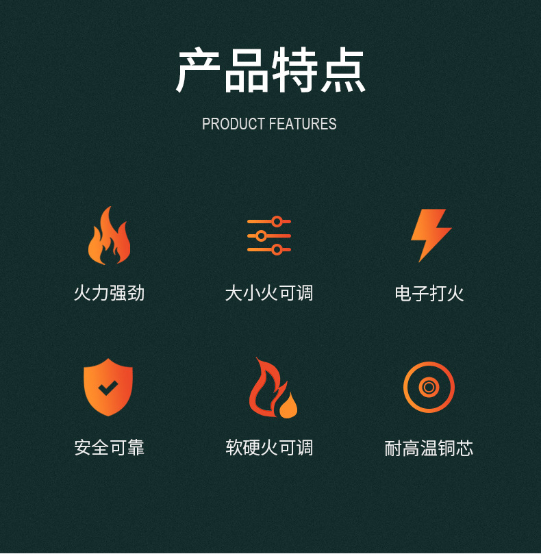 软管卡式喷火器家用厨房烘焙户外烧烤烧猪毛喷枪头厂家点火器批发详情14