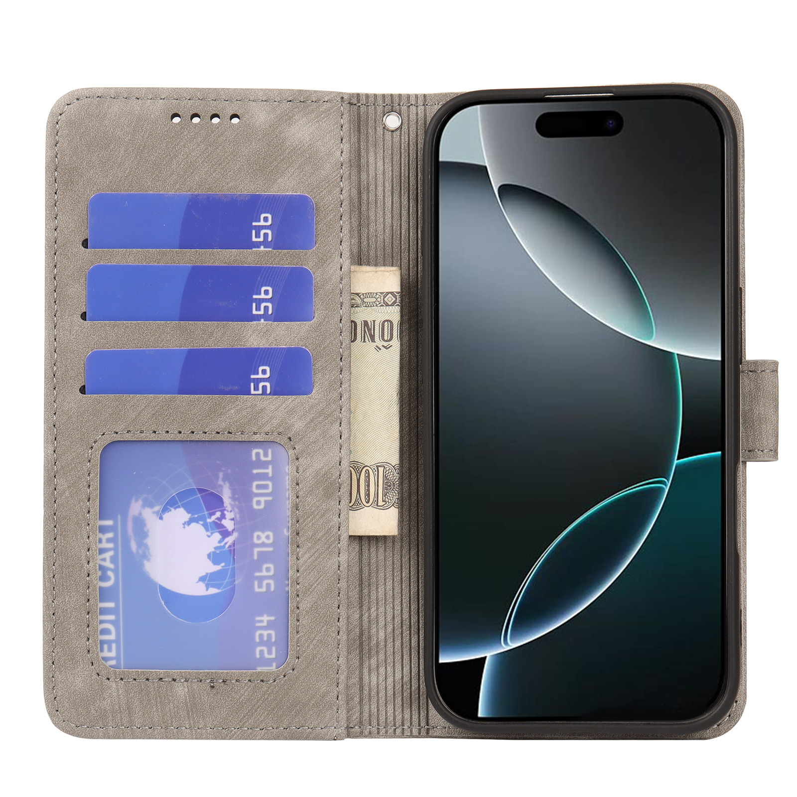 适用于苹果iPhone16 Plus/16 Pro风云再现相框款小圆扣翻盖手机壳详情13
