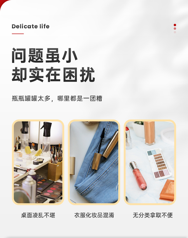 Nail art box, professional makeup artist suitcase, multi-layer tattoo toolbox, aluminum alloy portable makeup box pic 5