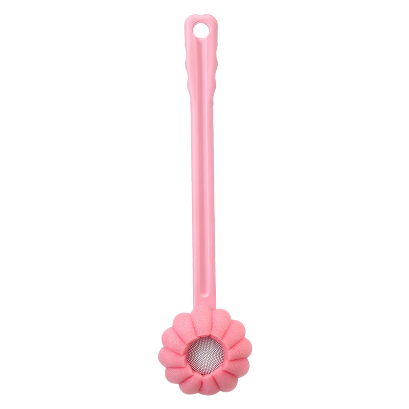 A long-handled sponge bath scrubber pic 3