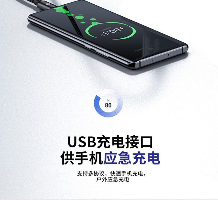 Wholesale of solar flying saucer lights, LED bulb lights, outdoor night market street vending lights, camping lights, tent lighting bulbs pic 50