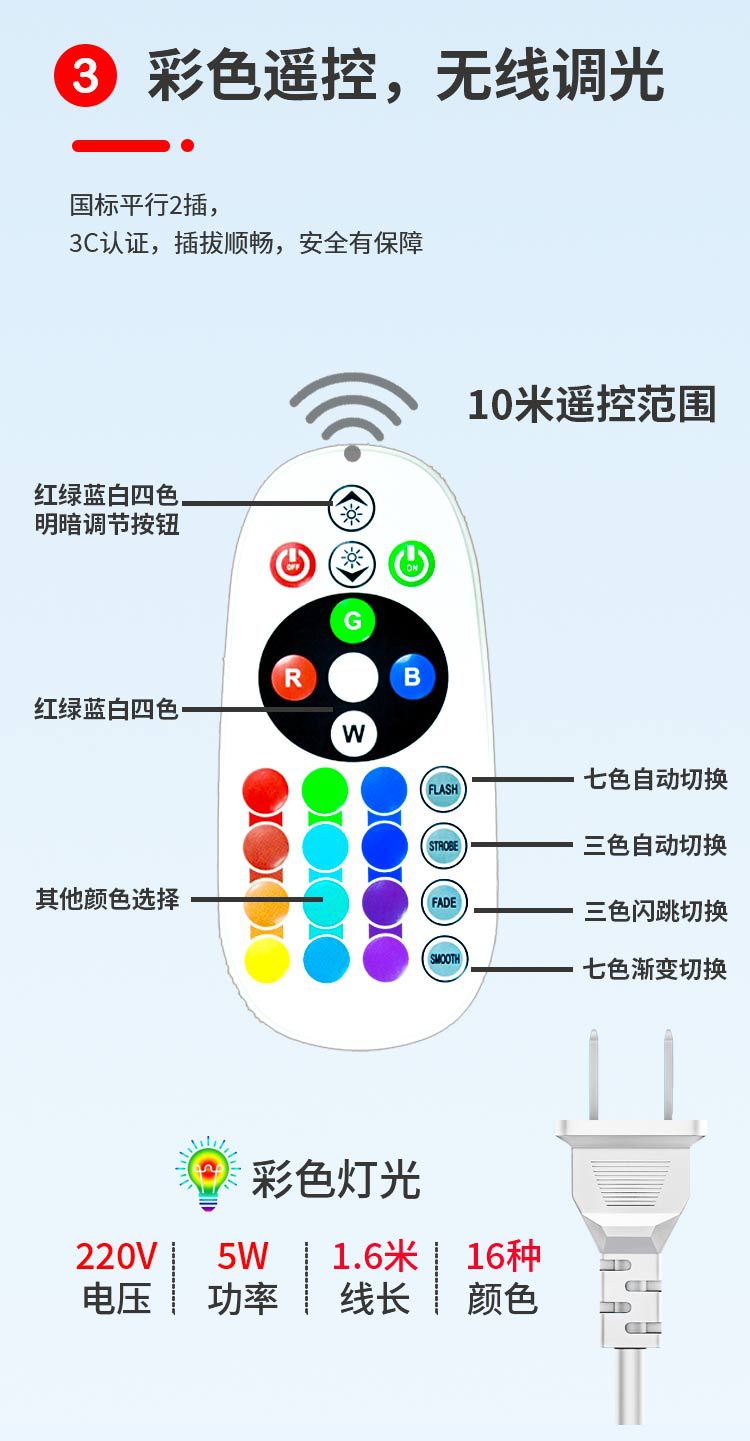 七彩色香薰灯水晶精油灯卧室LED小夜灯USB台灯香薰蜡烛氛围灯养生详情18