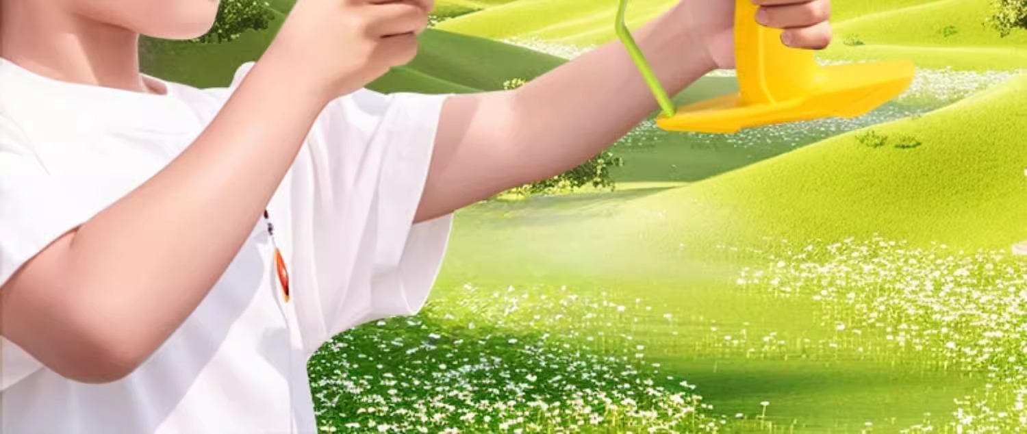 儿童竹蜻蜓飞盘飞碟可手持发射飞碟弹射飞行器宝宝飞行户外玩具详情8