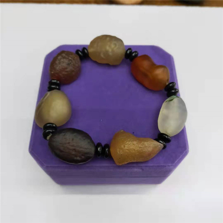 Guangshun Jewelry Wholesale of natural stone Agate Bracelets, DIY irregular agate natural stone bracelet Factory direct Sales pic 15